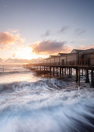 High energy at Teignmouth early morning.