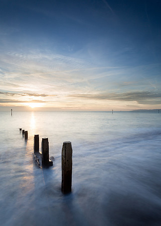 Groynes at Teignmouth.